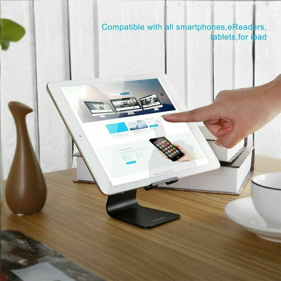 270 градусов вращение универсальный для смартфона планшет стойка-переключатель держатель алюминиевый настольный держатель Колыбель Док-станция для iPhone планшет