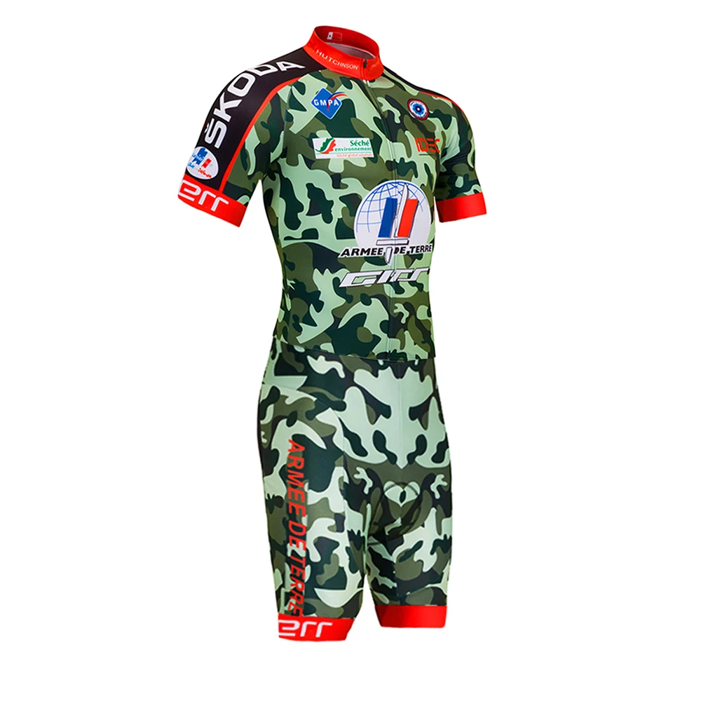 cycling set 1 Командный костюм для триатлона, короткий рукав, для велоспорта, Джерси, Облегающий комбинезон, Майо, набор для велоспорта, ГЕЛЕВЫЙ, uniformes de ciclismo para hombre - Цвет: cycling set 1