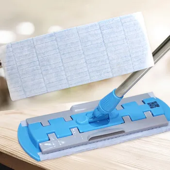 

64pcs Disposable Microfibre Electrostatic Floor Cloths For Flat Swivel Mop Multi Fitting Cleaning Wipes Dust Removal Mop Paper