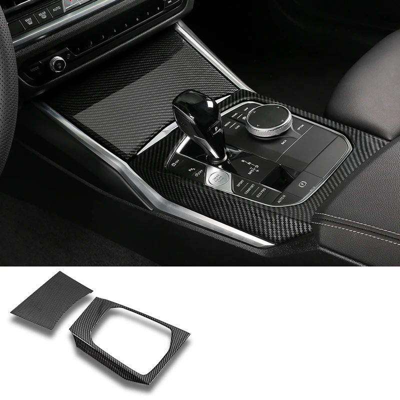 

Lsrtw2017 for Bmw 3 Series G20 Car Gear Panel Frame Trims Interior Accessories Chrome 2019 2020 2021