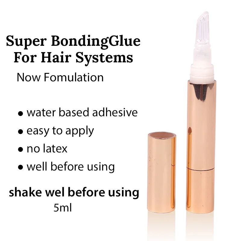 2Pcs Transparent White Lace Closure Wig Glue Invisible Waterproof Lace Pen Glue Bold Hold Wig Tools Super Hair Glue For Lace Wig