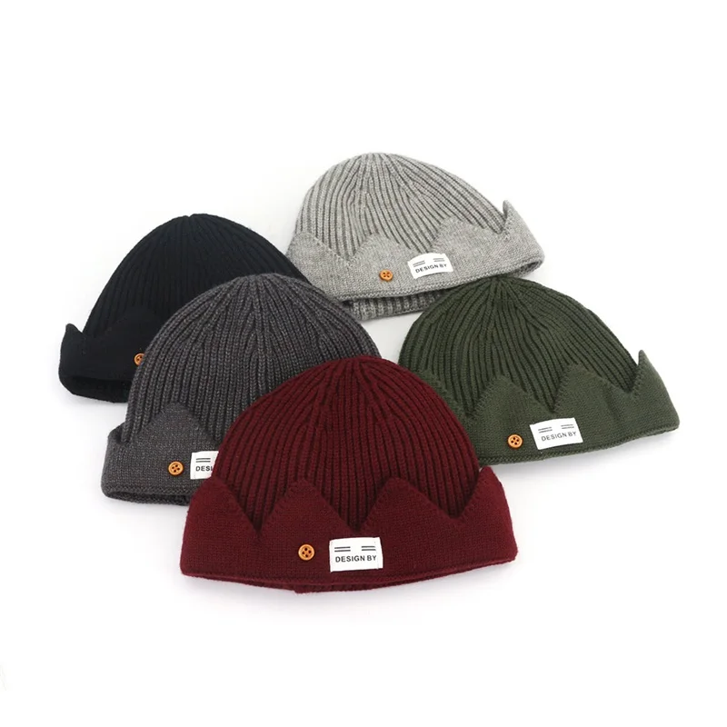 

2019 Jughead Jones Riverdale Cosplay Winter Warm Beanie Hat Topic Exclusive Crown Knitted Cap
