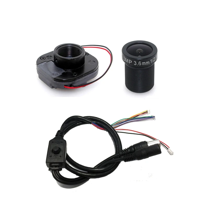1/3" IMX225 CMOS image Sensor+ NVP2431 CCTV Camera Module AHD PCB board module+OSD Cable+IRC+M12 LENS CCTV AHD Module Camera