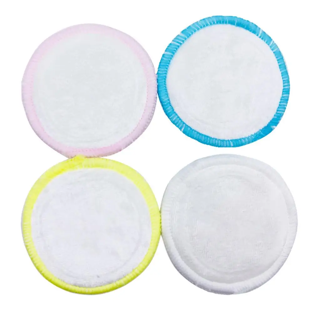 12/16 шт. 8 см мягкие удобные круглый ткань из бамбукового волокна Многоразовые моющиеся для макияжа лица, для смешивания, спонж для снятия колодки по уходу за кожей