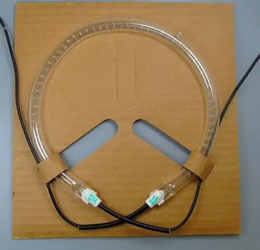 Halogen tube Углеродная/галогенная трубка, круглый нагревательный трубчатый светильник, волнистый печной нагреватель, галогенная инфракрасная лампа для галогенной ароматической турбо-печи - Цвет: Halogen tube