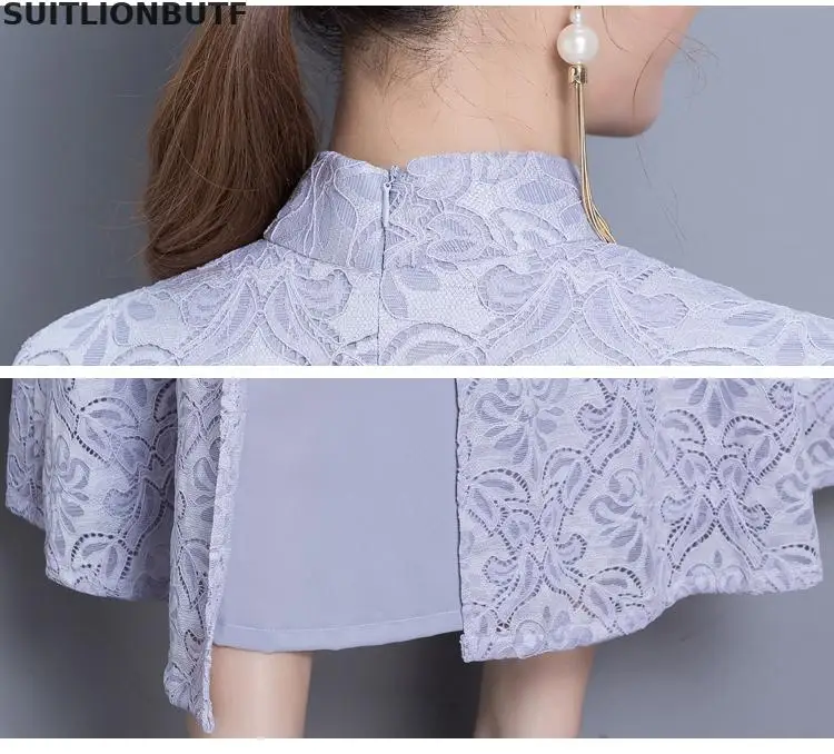 3xl цветочный Чонсам платье в китайском стиле с коротким рукавом ретро платье весна осень тонкое женское Прозрачное платье винтажное женское платье