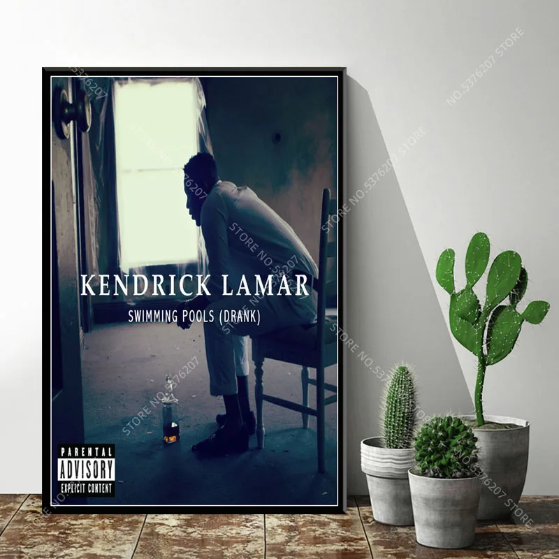 G072 художественный Декор Kendrick Lamar DAMN Humble Hot Music Albums Обложка Хип-хоп рэп музыка звезда настенная живопись холст Шелковый плакат - Цвет: Picture 5