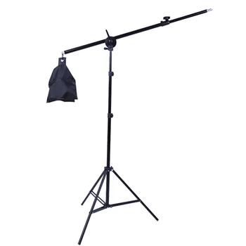 Trípode para Softbox, soporte de luz para estudio fotográfico, 2M con brazo de 1,4 M, bolsa de arena Flexible, soporte de iluminación, fotografía, Flash para teléfono