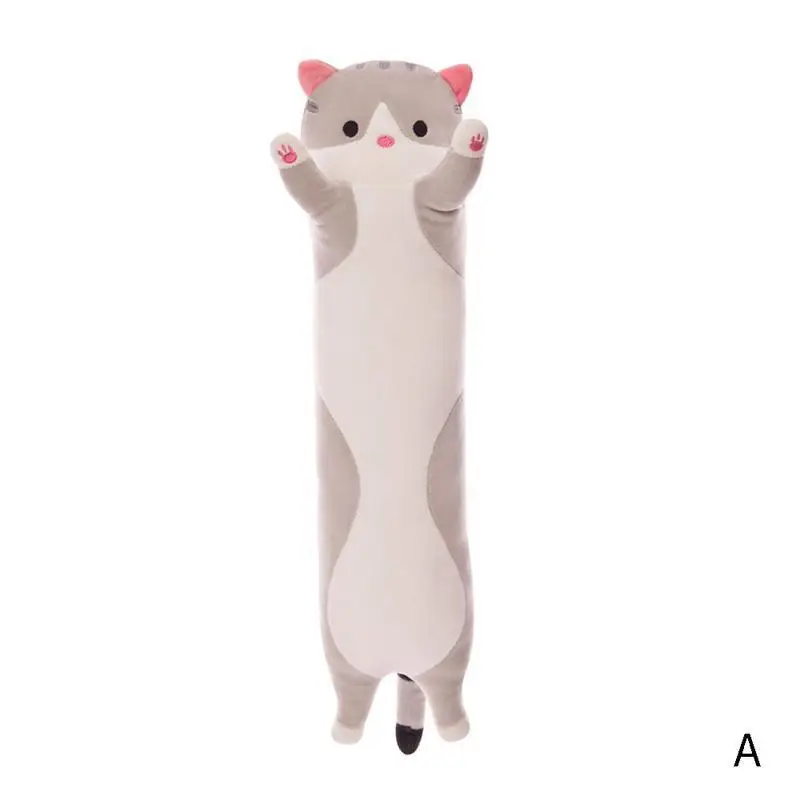 1 шт. 50 см Kawaii игрушки для кошек Подушка ленивый человек Спящая кукла Подушка плюшевая подушка кукла подарок для детей Длинная мягкая офисная подушка для обеда - Цвет: A