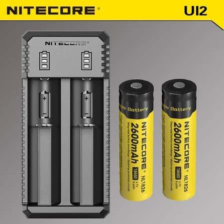 Nitecore UI2 18650 14500 10440 IMR литий-ионный перезаряжаемый аккумулятор USB зарядное устройство+ аккумулятор nitecore 3500 мАч