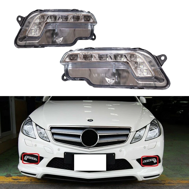 

Left Right Daytime Running Light Driver for Mercedes W212 E300 E350 E500 E550 09-13 2128200756 2128200856