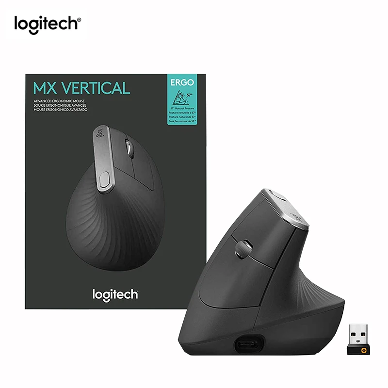 Вертикальная мышь Logitech MX оригинальная эргономичная Беспроводная