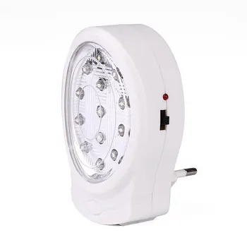 

White 13LED Night Light Automatic Power Failure Outage Lamp AC110V-240V