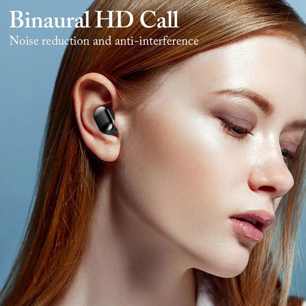 TWS A6 Мини Беспроводная Bluetooth гарнитура бинауральные 5,0 стелс Спорт Бег в ухо наушники