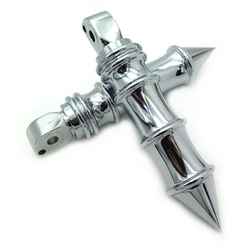 

Aftermarket free shipping motorcycle parts Spike Passenger Foot Pegs for Suzuki Intruder 1400 1500 LC Boulevard Marauder Chrome