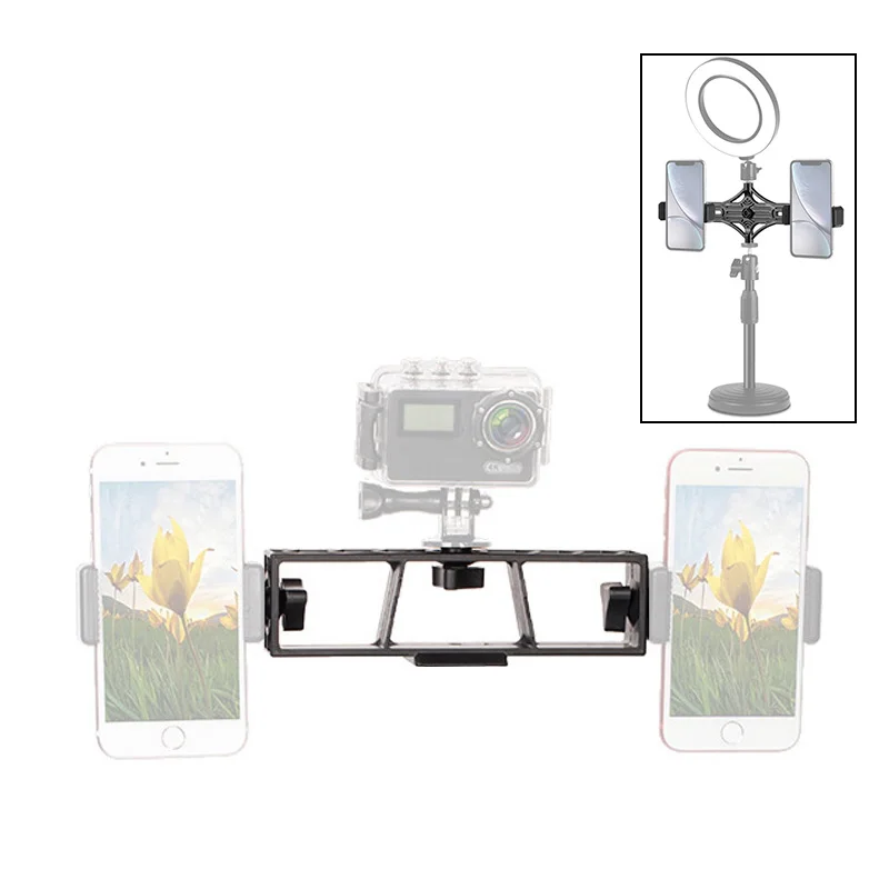 

Multi-function Stand Bracket for Live Streaming Video Bloggers Mount Holder for Mobile Phones Tripods