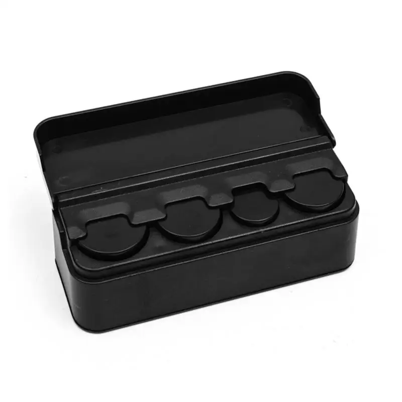 Euro Coin Holder Organizer Plastic Travel or Work Coin Dispenser Transparent
