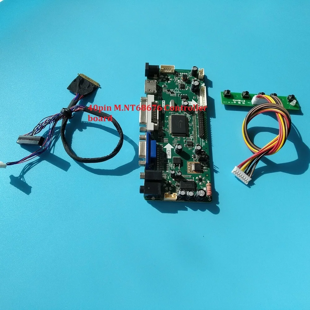 Комплект для N156BGE-L31 15," 1366*768 VGA экран HDMI DVI панель монитор M. NT68676 40pin LVDS плата контроллера светодиодный ЖК-дисплей