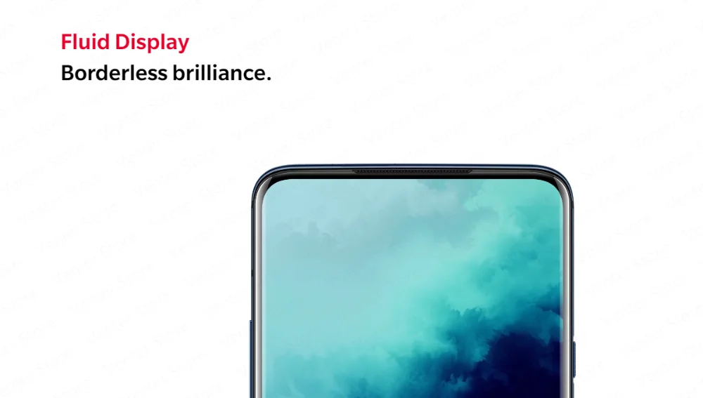 OnePlus 7T Pro Global ROM Snapdragon 855 Plus 8GB 256GB 6.67'' Fluid AMOLED 90Hz Refresh Rate Screen 48MP Triple Cam 4085mA