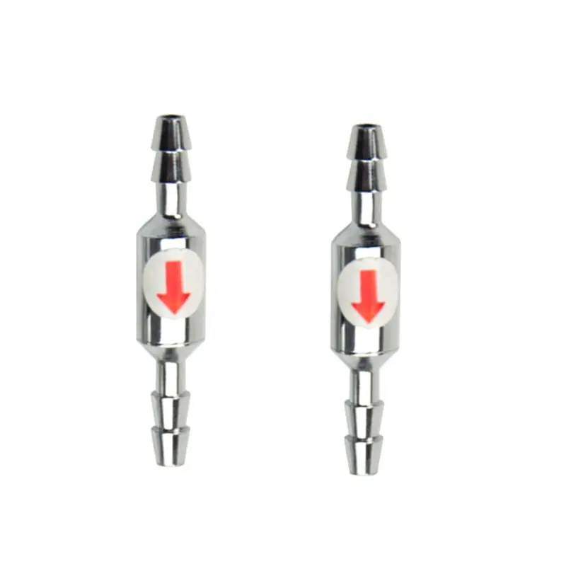Aquarium Stop Valve Anti-carbon Dioxide CO2 Check Valves Stainless Steel Bubbler Refiner For Carbon Dioxide Equipment C6UE 3