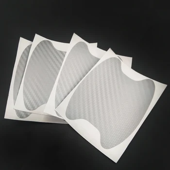 

4pcs/lot car carbon fiber door handle anti-scratch sticker for Land Rover Range Rover/Evoque/Freelander/Discovery