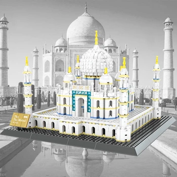 

1505PCS World Famous Classic Architecture Building Blocks City Street View Taj Mahal Bricks Education Toys For Kids Gift