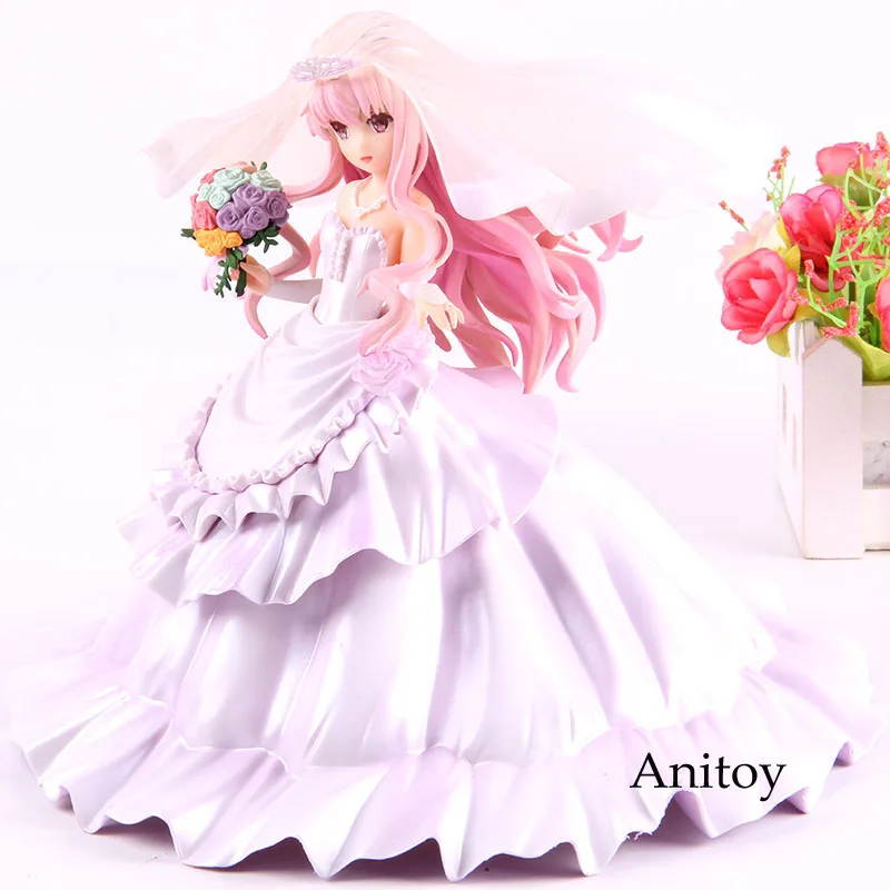 

Zero No Tsukaima 1/7 Scale Anime Figure Louise Finale Wedding Dress Ver. Tsukaima Louise PVC Action Figure Collectible Model Toy