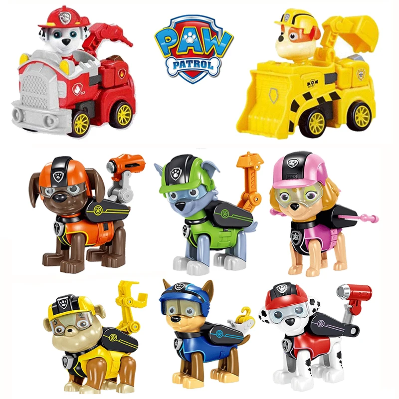 Набор игрушечных лап патрулей Everest трекер для собак Подвижная кукла Paw patrol psi