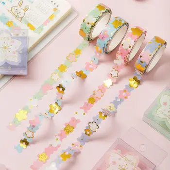 

Sakura Floral Washi Tape Set 4 Designs Mixed 15mm*2M Free Shipping Girl Stationery Gift