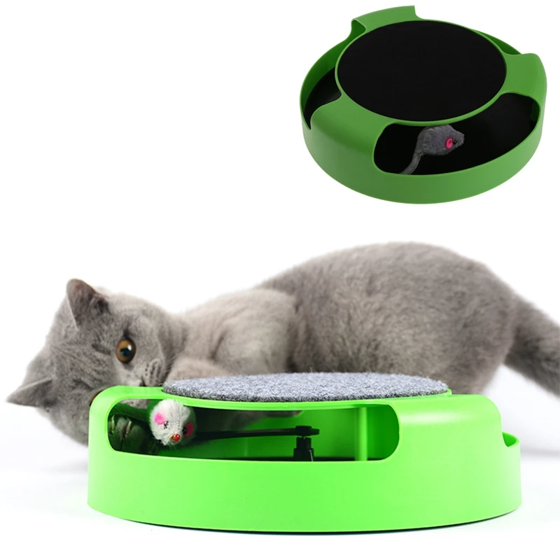 1 шт. игрушка для кошек, питомец, котенок, Лови движущихся мышей, плюшевый коврик для когтями, уход за когтями