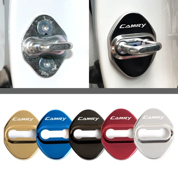 

Car Styling Lock Covers For Toyota camry 40 50 2007 2008 2009 2018 Protective And Decoration Car Accessories Sticker