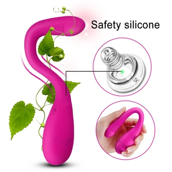 HWOK Wireless Remote Control Panties Vibrator U-Shaped Adult Toys For Couples Vagina Clitoris Stimulator Female Masturbator 4