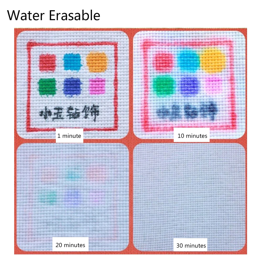 1/6pcs Ink Disappearing Fabric Marker Pen DIY Cross Stitch Water Erasable Pen Dressmaking Tailor's Pen for Quilting Sewing Tools power tool bag
