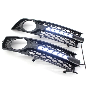 

1 Pair Fog Lights Daytime Running Lamp Kit For A4 B6 2001-2005 With Module Box
