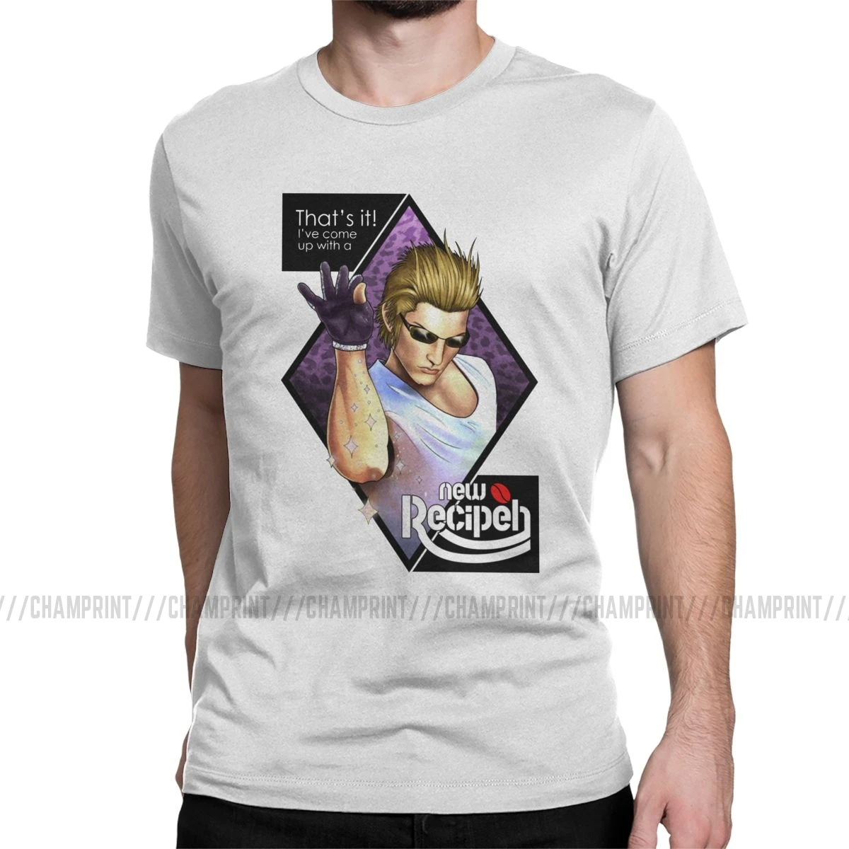 Ignis, новинка, Recipeh, Мужская футболка, Final Fantasy, видео игра, Забавные футболки, короткий рукав, круглый вырез, футболка, хлопок, летняя одежда - Цвет: Белый