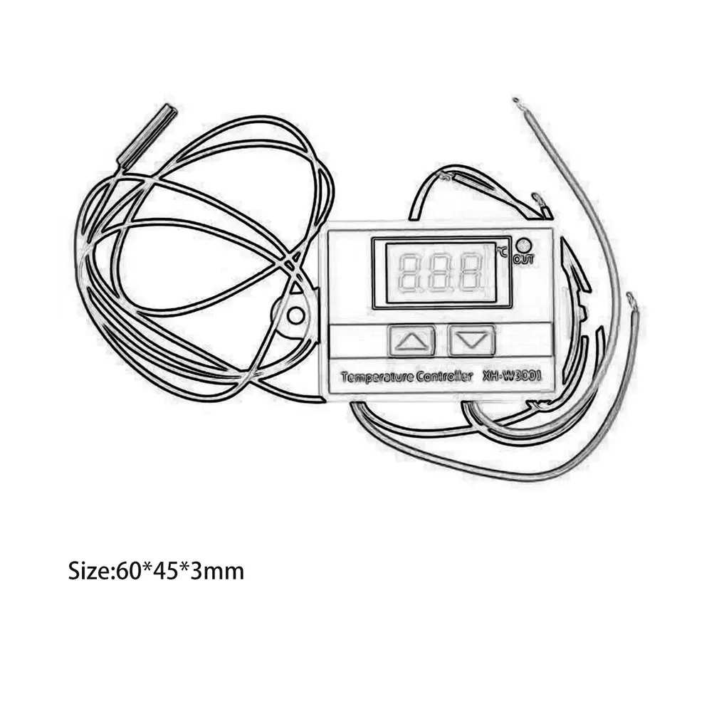 12 V/24 V/220 V цифровой регулятор температуры качественный Термостат термопары с ЖК-дисплеем дропшиппинг