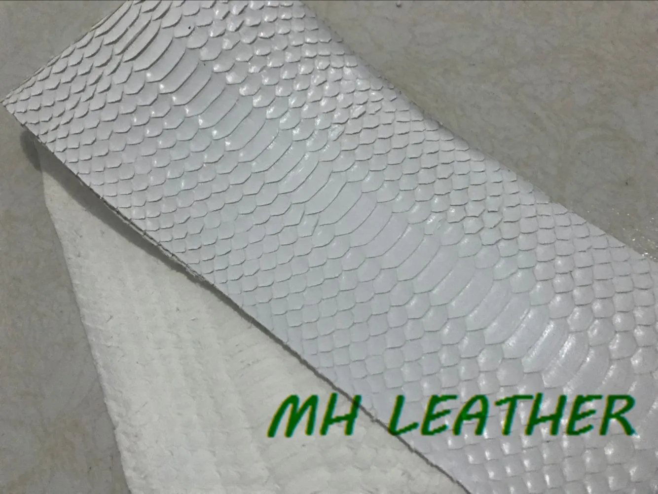 SP008 белая змеиная кожа для Learther Craft DIY