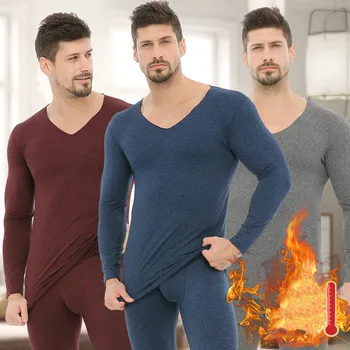 

Men's Winter Underwear Thermal Underpants Leggings Men Long Johns Thermal Clothing Compression Seamless Long Sleeve Polyester