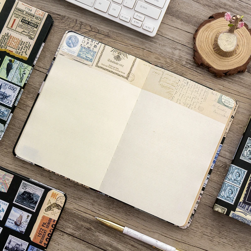Винтажный блокнот Ретро Bullet Journal Illustration крафт-бумага Diy штампы для скрапбукинга канцелярские принадлежности для школы и офиса