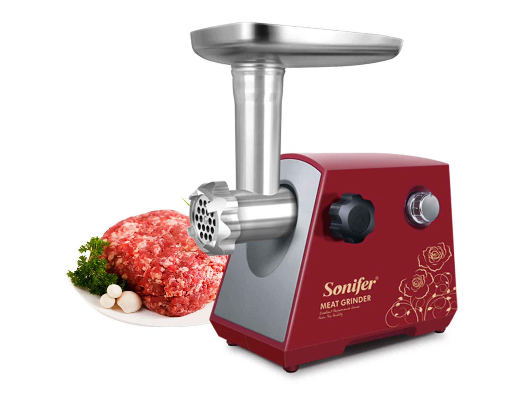 Electric Meat Grinders Heavy Duty Mincer Sausage Stuffer Food Processor