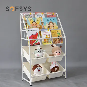

Children Bookshelf Baby Creative Floor To Ceiling Bookcase Household Simple Economical Bookcase Children Students Storage Racks