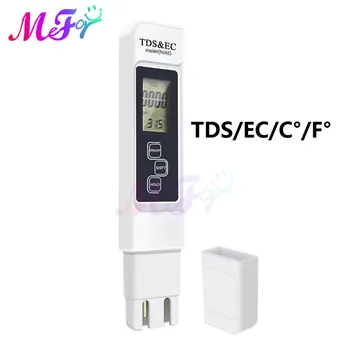 

10pcs/Lot 3 In1 TDS&EC Tester TDS/Temp/EC Meter 0-9990ppm Conductivity Detector Pool Water Quality Monitor Purity Measure Tool