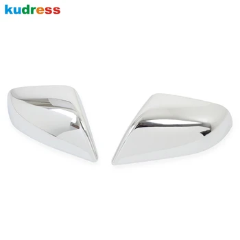 

For Tesla Model S 2017 2018 2019 ABS Chrome Car Exterior Side Rearview Back Mirror Protectors Molding Cover Trim Accessories