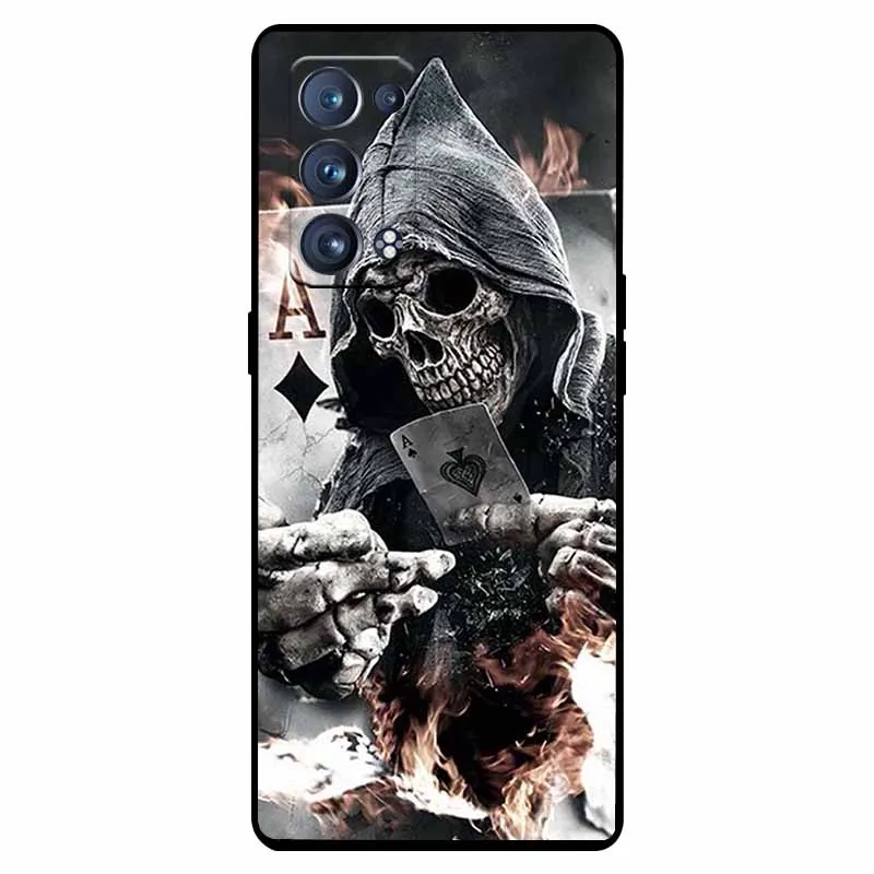 Shockproof Soft Silicone TPU Back Cover for Oppo Reno 6 Pro 5G - Cute and Durable