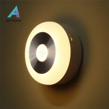 

ASTRORA LED Motion Sensor Closet Hangable Lamp LED Night Light Bedside Kids Bedroom Corridor Wardrobe Lamp Wall Lights