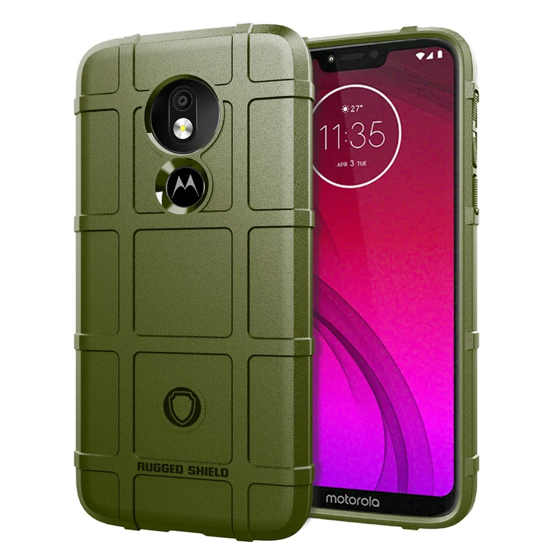 

Armor Rugged Shield Case For Motorola Moto G7 Play Case Cover Soft TPU Bumper For Motorola Moto G7 G 7 Plus Play Power Coque