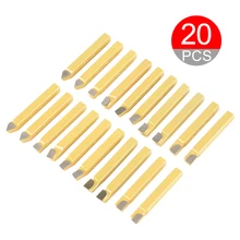 20pc 10mm Carbide Tip Tipped Lathe Metal Cutter Bit Turning Milling Cutting Tool