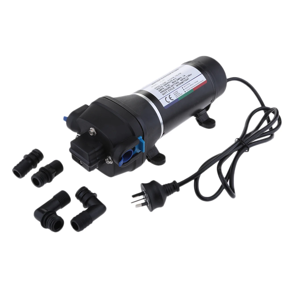 220V Marine Electric Diaphragm Self Priming Pump for Boat Marine Yacht RV