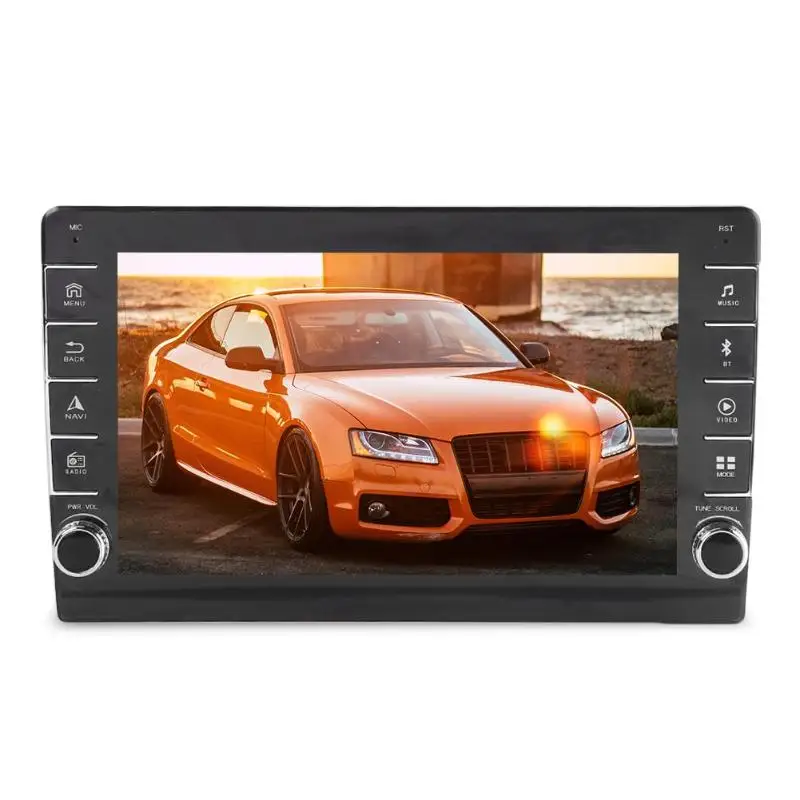 1008 10,1 дюйма 1 Din Android 8,1 автомобильный стерео gps FM Bluetooth MP5 плеер