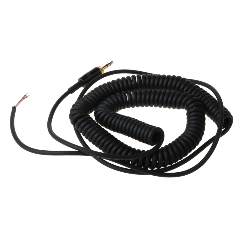 

Spring Coiled Repair DJ Cord Cable Replacement for ATH-M50 ATH-M50s MDR-7506 7509 V6 V600 V700 V900 7506 Headphones